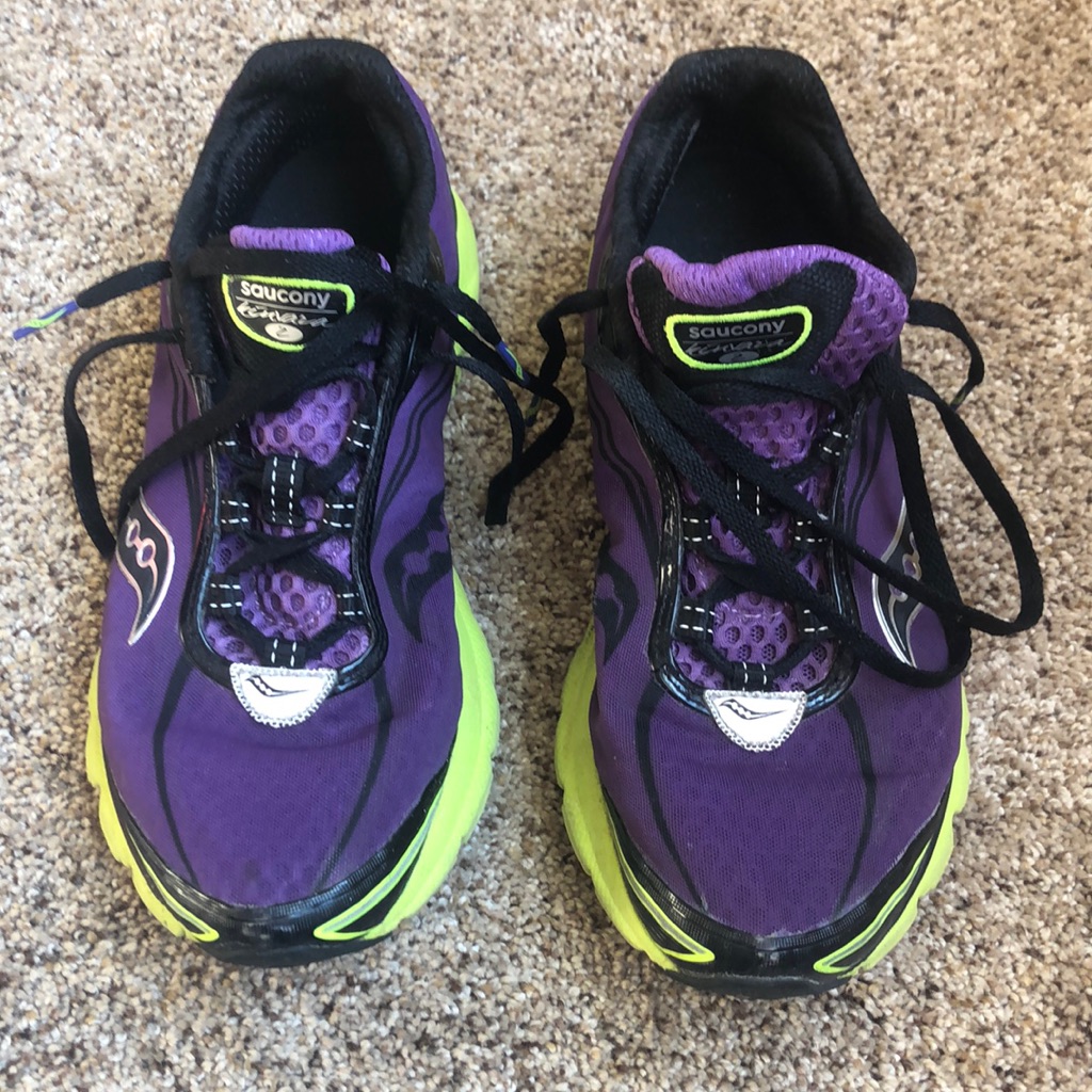 Saucony Tinvara 2 Purple And Yellow 9.5 Shoes